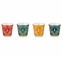 4 Tasses Déco Glamour - 33 Cl - BIALETTI -Meilleur Café Machines Magasin image secondaire tasses 1.0