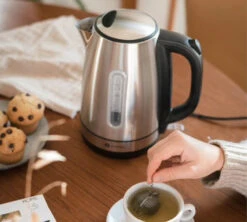 Bouilloire KT101 1.7L Inox + Verre Pylano + Offre Cadeau KOTTEA -Meilleur Café Machines Magasin kkottea kt101 3