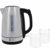 Bouilloire KT101 1.7L Inox + Verre Pylano + Offre Cadeau KOTTEA -Meilleur Café Machines Magasin kottea bouilloire classique verre 1