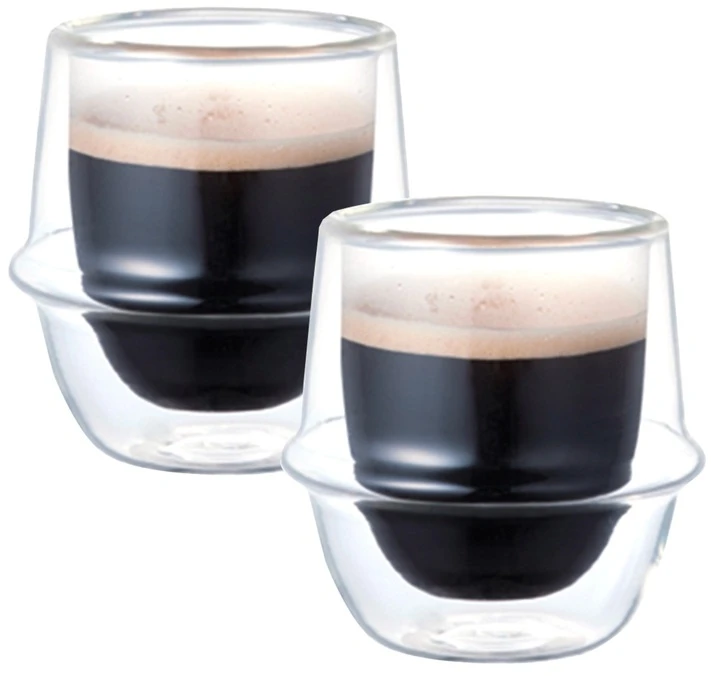 2 Verres Double Paroi Kronos - 8cl - KINTO 3 2 Verres Double Paroi Kronos - 8cl - KINTO