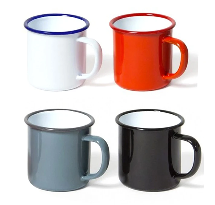 Lot De 4 Mugs 35 Cl - FALCON ENAMELWARE 3 Lot De 4 Mugs 35 Cl - FALCON ENAMELWARE