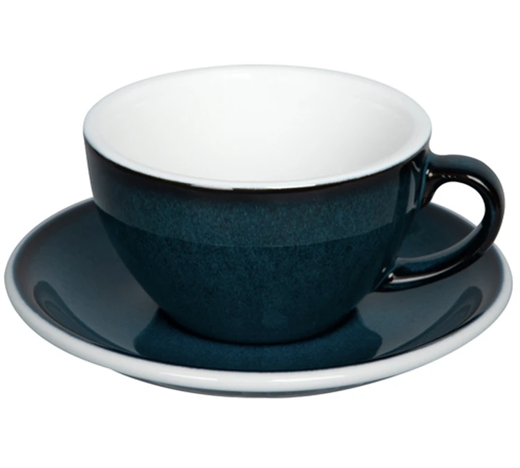 Tasses - LOVERAMICS - Cappuccino Et Sous-tasses Night Sky Egg 20 Cl 4 Tasses - LOVERAMICS - Cappuccino Et Sous-tasses Night Sky Egg 20 Cl – Image 2