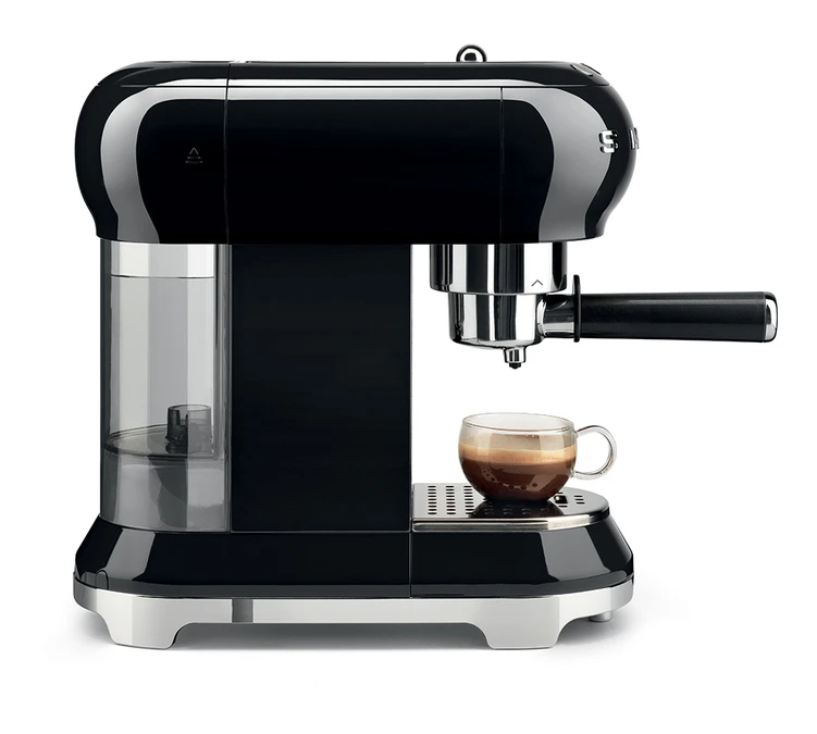 Set Petit-Déjeuner (Toaster - Machine Expresso - Bouilloire) Noir - SMEG 6 Set Petit-Déjeuner (Toaster - Machine Expresso - Bouilloire) Noir - SMEG – Image 4