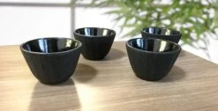 Lot De 4 Tasses En Fonte Noire 12cl - The Kitchenette -Meilleur Café Machines Magasin mood viva scandinavia
