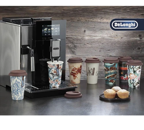 Mugs - DELONGHI - Mug Double Paroi Céramique 30cl -The Globetrotter 5 Mugs - DELONGHI - Mug Double Paroi Céramique 30cl -The Globetrotter – Image 3
