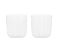 Set De 2 Mugs Douro Double Paroi - Porcelaine Blanche - 10cl - BODUM