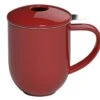 Mug Avec Infuseur Et Couvercle 300ml Rouge -LOVERAMICS