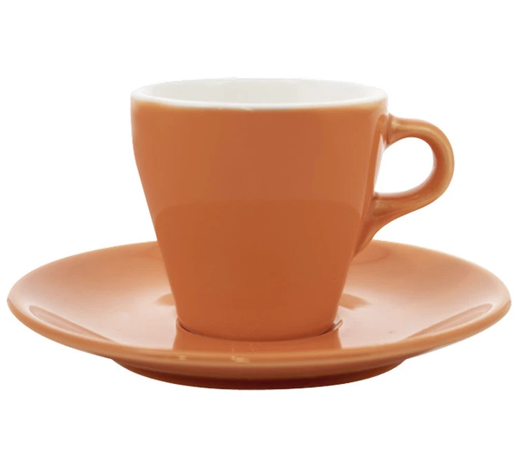 Tasses Et Sous Tasses Orange 9cl X3 - ORIGAMI 4 Tasses Et Sous Tasses Orange 9cl X3 - ORIGAMI – Image 2