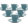 Tasses - ORIGAMI - Tasses Et Sous-tasses Espresso Turquoise 9cl -Meilleur Café Machines Magasin origami turquoisex6