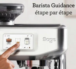 Machine Expresso SAGE Barista Touch Impress SES881BTR4FEU1 Inox Noir Truffe -Meilleur Café Machines Magasin sage baristatouchimpress inox noir 3 1