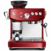 Machine Expresso SAGE Barista Express Impress SES876RVC4EEU1 Rouge Velours -Meilleur Café Machines Magasin sage express impress rouge 1 1