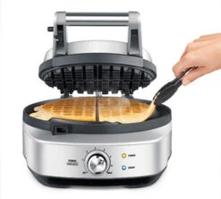 Gaufrier - The No-Mess Waffle, Acier Inoxydable - Sage -Meilleur Café Machines Magasin sage gaufrier2