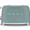 Grille-pain SMEG Vert émeraude Mat TSF01EGMEU 2 Tranches -Meilleur Café Machines Magasin smeg3 1