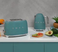 Grille-pain SMEG Vert émeraude Mat TSF01EGMEU 2 Tranches -Meilleur Café Machines Magasin smeg5