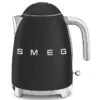 Bouilloire SMEG KLF03BLMEU Noir Mat - 1.7L + Offre Cadeau -Meilleur Café Machines Magasin smeg bouil noirmat1