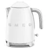 Bouilloire SMEG KLF03WHMEU Blanc Mat - 1.7L + Offre Cadeau -Meilleur Café Machines Magasin smeg bouilloire blanche1