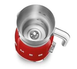 Chocolatière MFF01RDEU SMEG - Rouge -Meilleur Café Machines Magasin smeg chocolatiere rouge4