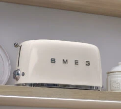 Grille-pain TSF02CREU 4 Tranches - Crème - SMEG -Meilleur Café Machines Magasin smeg creme 2