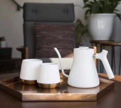 Bouilloire Traditionnelle Stagg Blanc 1 L Col De Cygne - FELLOW 8 Bouilloire Traditionnelle Stagg Blanc 1 L Col De Cygne - FELLOW -Meilleur Café Machines Magasin staggblanc tass