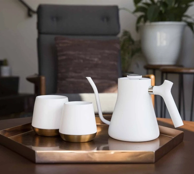 Bouilloire Traditionnelle Stagg Blanc 1 L Col De Cygne - FELLOW 5 Bouilloire Traditionnelle Stagg Blanc 1 L Col De Cygne - FELLOW – Image 3