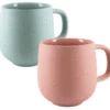 Mug Terra Brique + Mug Terra Sauge- 33 Cl - PYLANO -Meilleur Café Machines Magasin terra sauge et brique