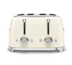 Grille-pain TSF03CREU 4 Tranches Crème - SMEG -Meilleur Café Machines Magasin toaster4tr crem