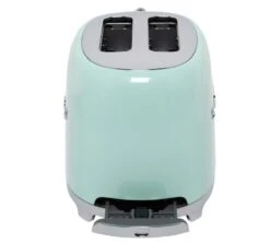 Grille-pain TSF01PGEU 2 Tranches Vert D'eau - SMEG -Meilleur Café Machines Magasin toaster verredeau cote