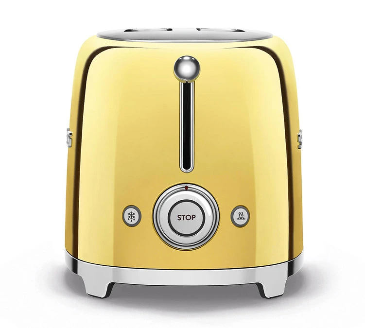 Grille-pain SMEG TSF01GOEU 2 Tranches - Or 5 Grille-pain SMEG TSF01GOEU 2 Tranches - Or – Image 3